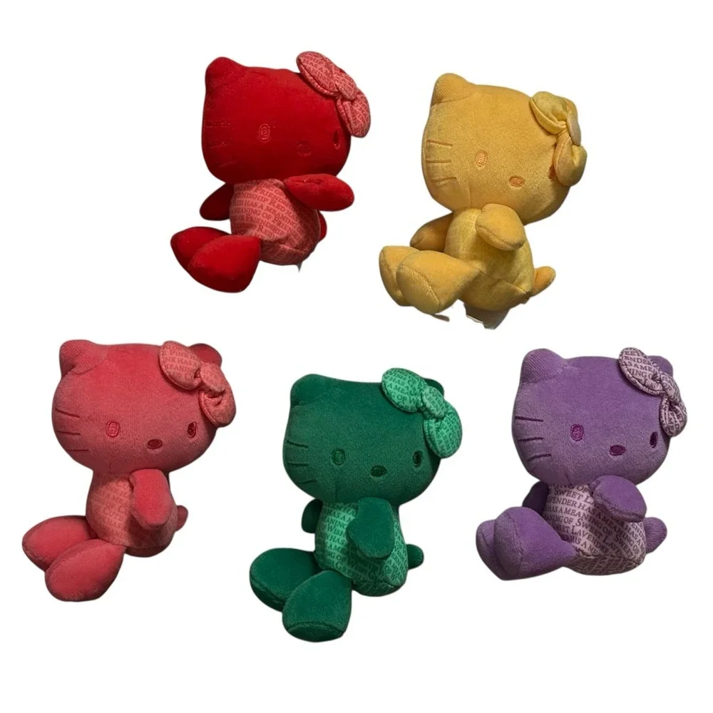 2009 Sanrio Hello Kitty 35th Anniversary Plush Toy Lot Of 5‎